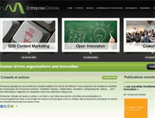 Tablet Screenshot of entrepriseglobale.biz